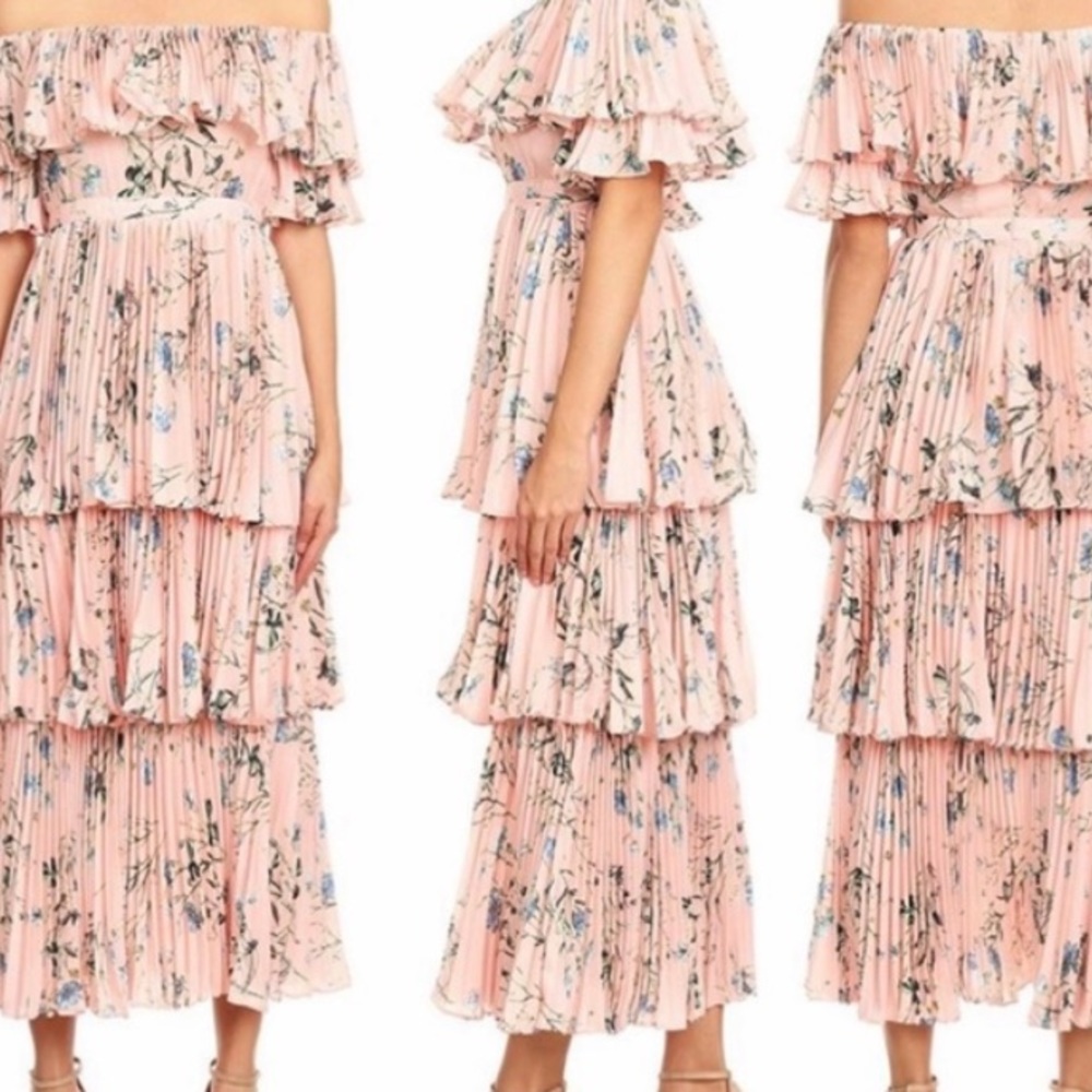 🆕 Ina Blush Pink with Soft Tiered Maxi, L